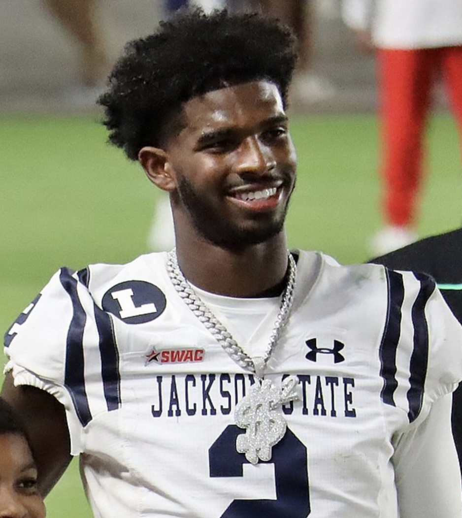 Highly touted quarterback prospect Shedeur Sanders slides in the draft. 